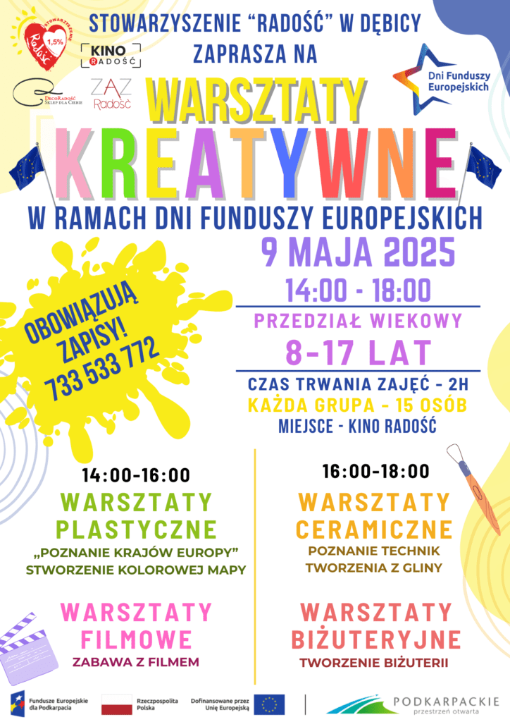 Warsztaty Kreatywne w ramach Dni Funduszy Europejskich